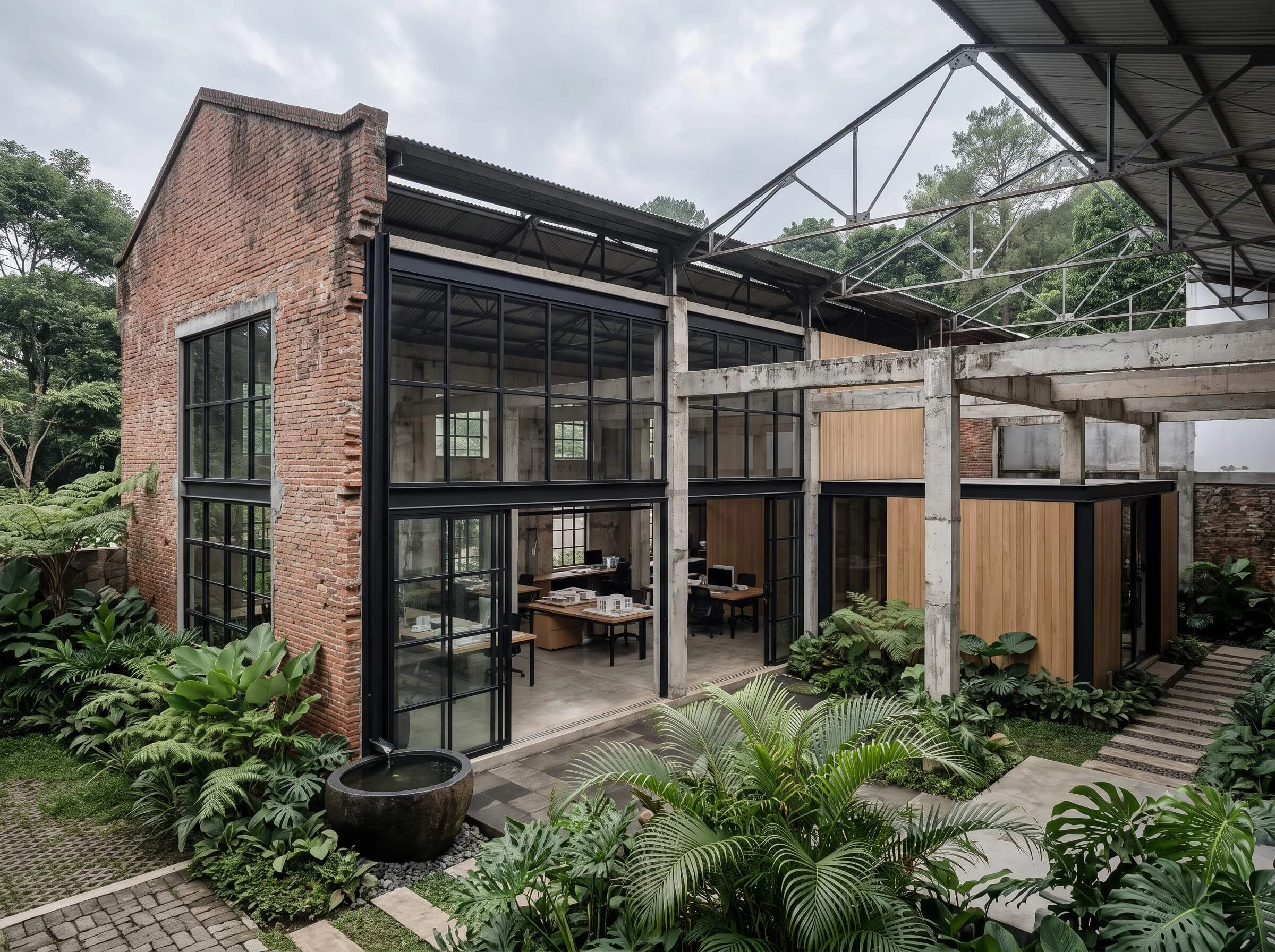 Atelier 27 adaptive reuse architecture project